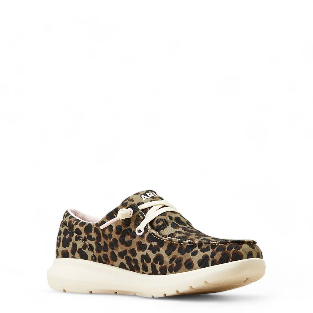 Ariat Leopard Print Sneakers with Cream Sole